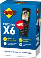 DECT Telefon FRITZ!Fon X6 schwarz