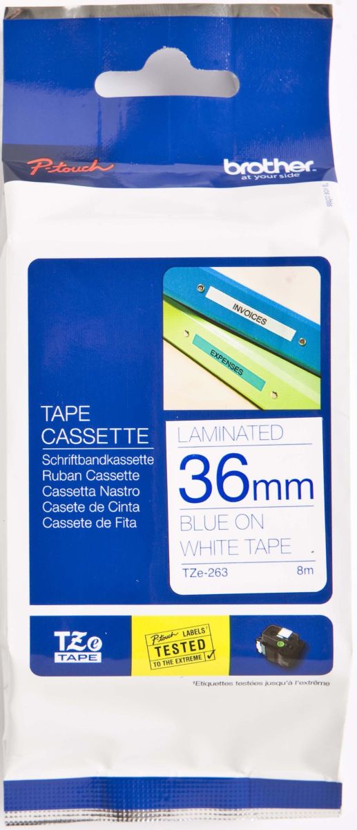 Schriftbandkassette TZe-263 Schriftbandkassette TZe-263