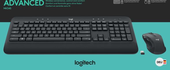 Tastatur/Maus Set LOGITECH MK545 sw Tastatur/Maus Set LOGITECH MK545 sw
