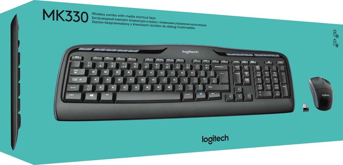 Tastatur/Maus Set LOGITECH MK330USB sw