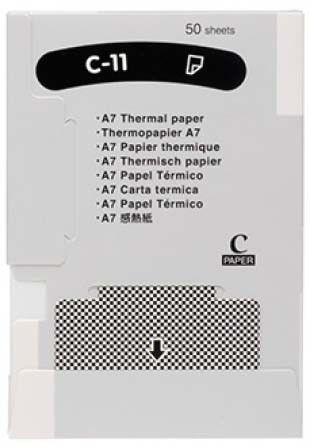 Thermopapier 105x74mm C11 Thermopapier 105x74mm C11