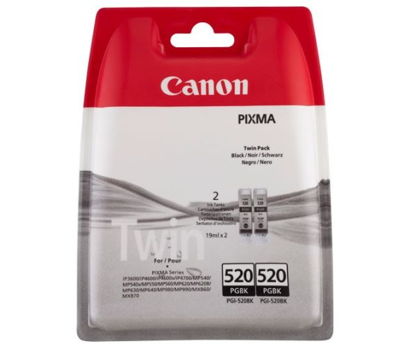 Tinten Doppelpack CANON PGI-520BK Tinten Doppelpack CANON PGI-520BK
