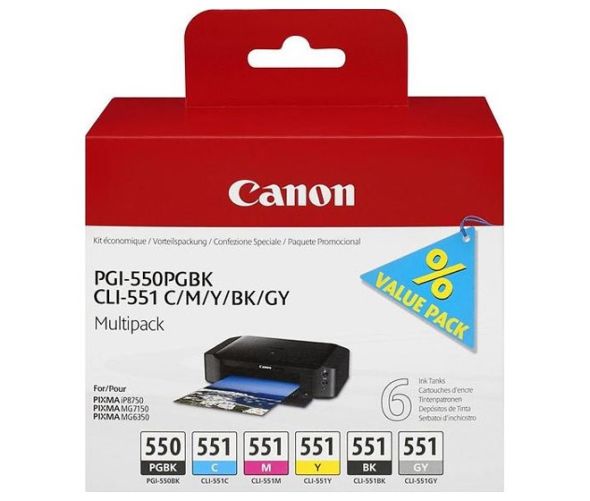 Tinten Multipack CANON PGI-550PG Tinten Multipack CANON PGI-550PG