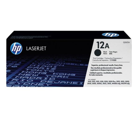 Lasertoner HP Q2612A sw