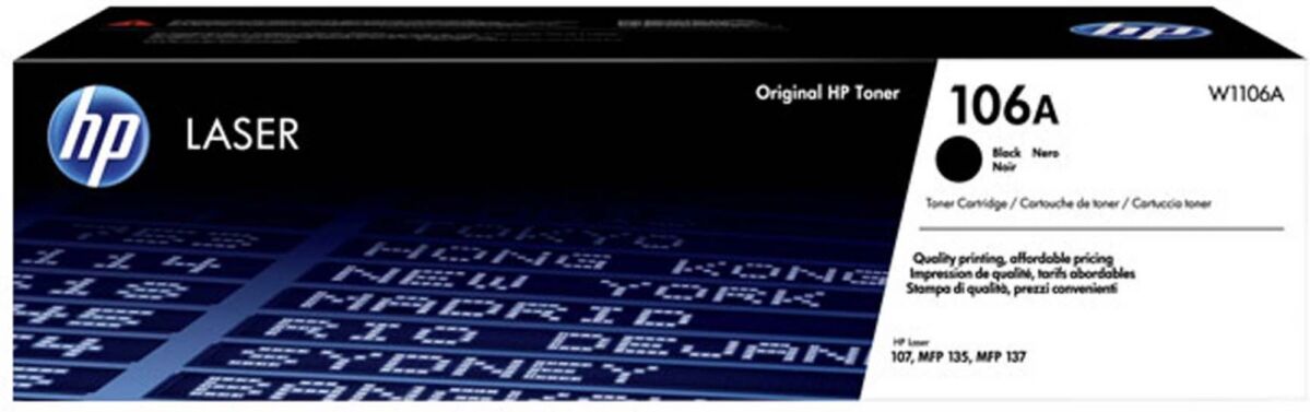 Lasertoner HP W1106A sw