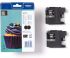 Blistertintenset TwinPack LC-123BKBP2DR