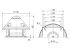 Radial-Dachventilator DRD H 63/6 Ex