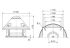 Radial-Dachventilator DRD H 80/6 Ex