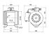 Rohrventilator Halbradial ERM 22 Ex e/60 Hz