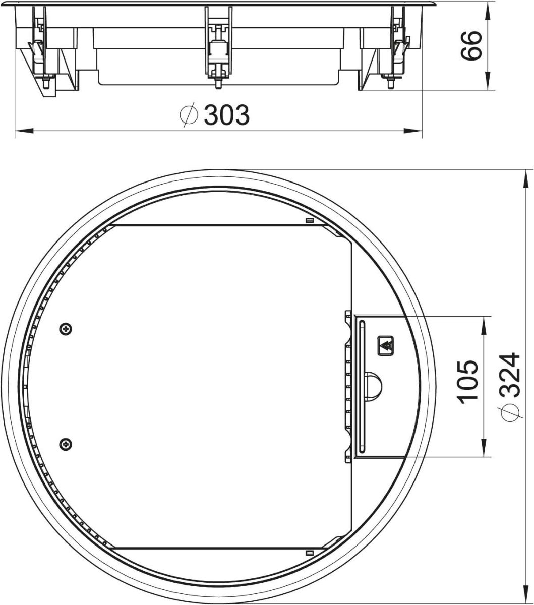 Geräteeinsatz GESR9 10U 9011