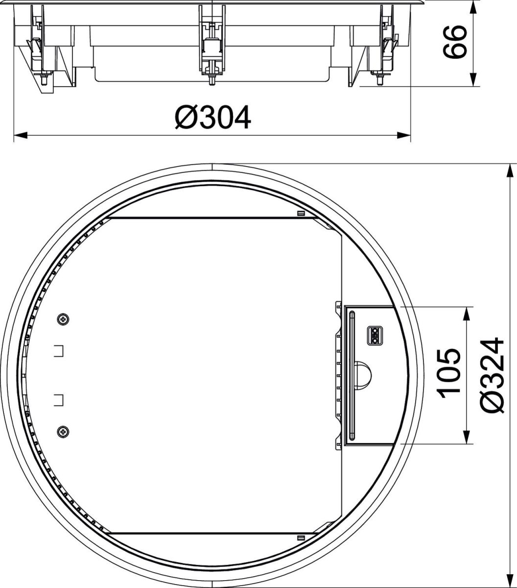 Geräteeinsatz GESR9 10U 9011