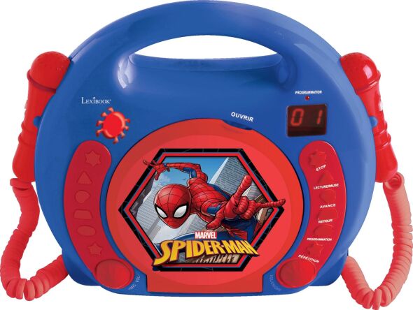 Kinder Karaoke CD-Player RCDK100SPSPIDERMAN Kinder Karaoke CD-Player RCDK100SPSPIDERMAN