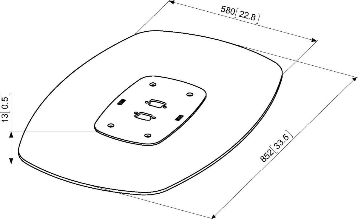 Bodenplatte Connect-it PFF7040 sw