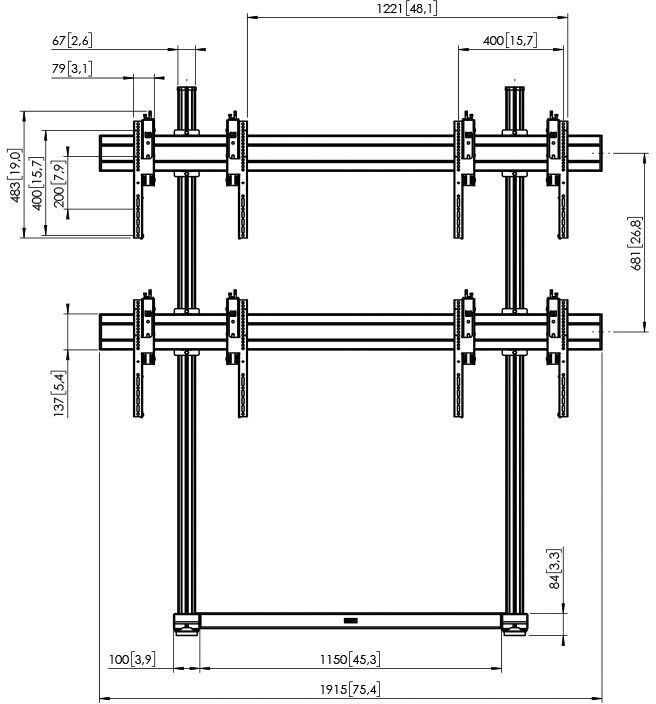 Connect-it-KIT Videowall FVW2255 sw