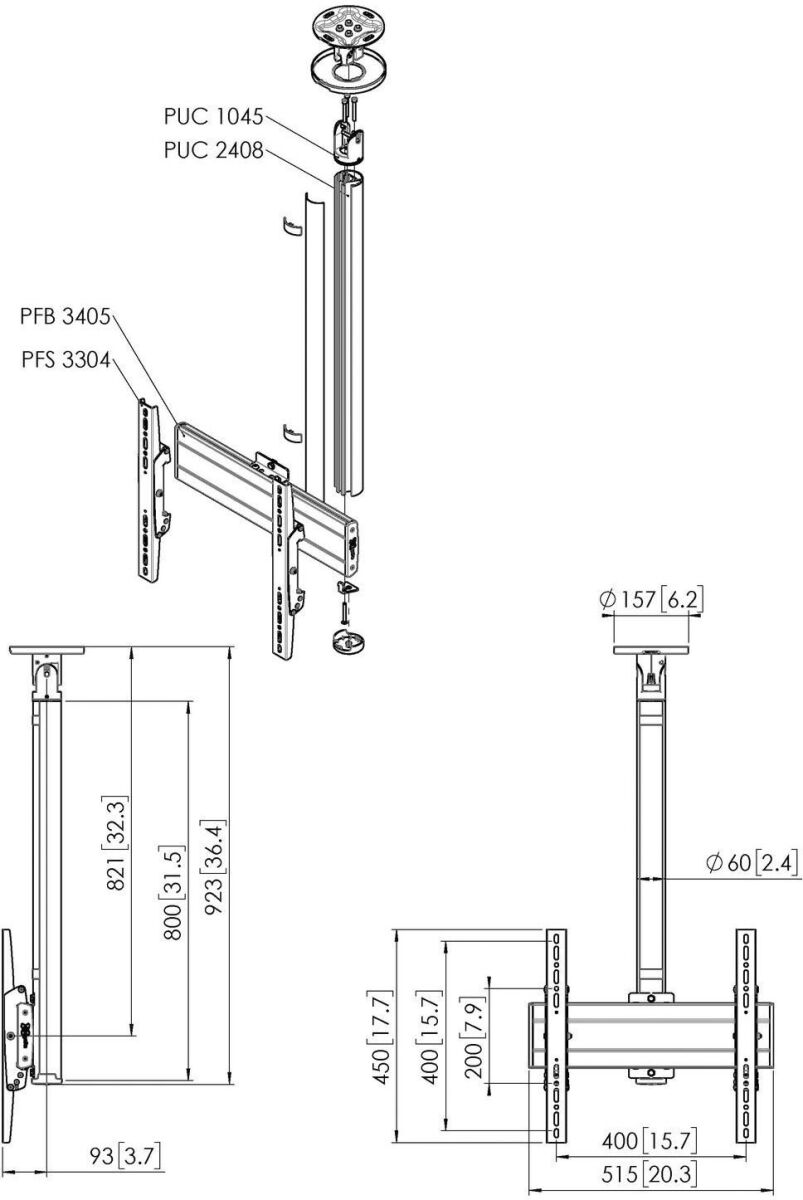 Einzelprofil VESA 400x400 CT240844 si