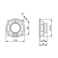 Lautsprecher-Chassis PM135/2-8