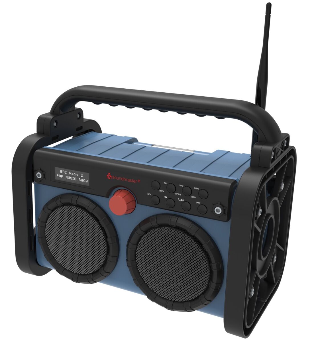 DAB+/UKW Baustellenradio DAB85BL bl-sw