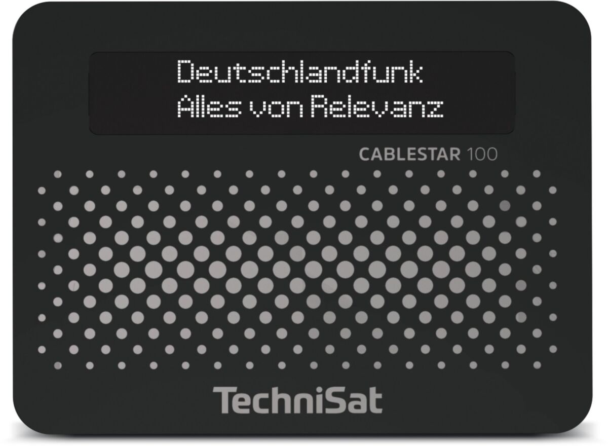 Digital-Radio-Empfangsteil CABLESTAR100 sw