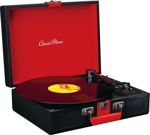 Koffer-Plattenspieler TT-110 Black Red Koffer-Plattenspieler TT-110 Black Red