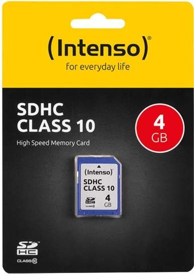 SDHC-Card 4GB INTENSO 3411450 SDHC-Card 4GB INTENSO 3411450