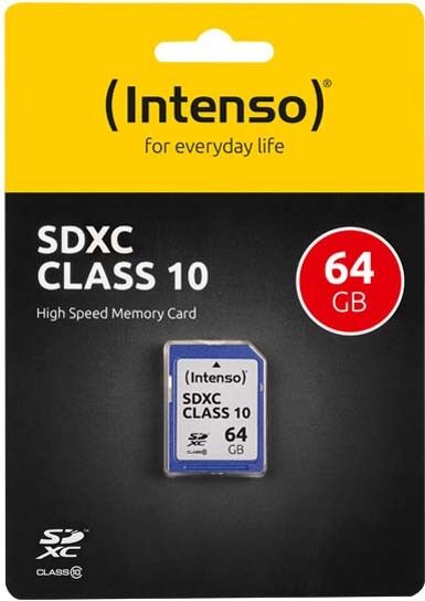SDXC-Card 64GB INTENSO 3411490 SDXC-Card 64GB INTENSO 3411490