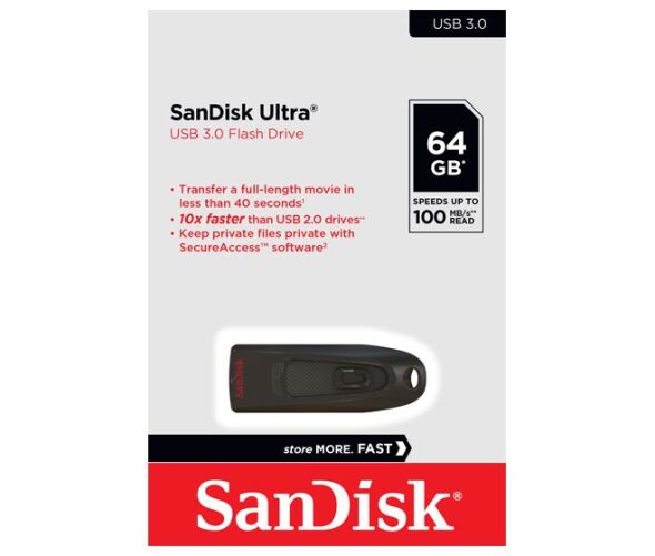 USB 3.0 Stick 64GB SDCZ48-064G-U46 USB 3.0 Stick 64GB SDCZ48-064G-U46