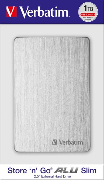 Festplatte 1TB USB3.2 VERBATIM 53663 si Festplatte 1TB USB3.2 VERBATIM 53663 si
