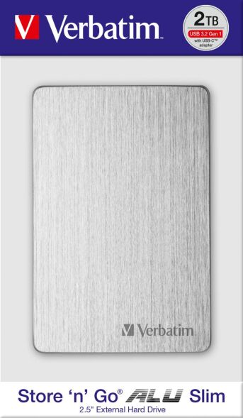 Festplatte 2TB USB3.2 VERBATIM 53666 si Festplatte 2TB USB3.2 VERBATIM 53666 si