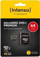 microSDXC Card 64GB INTENSO 3423490