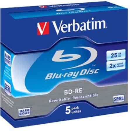 BD-RE VERBATIM 43615(VE5) BD-RE VERBATIM 43615(VE5)