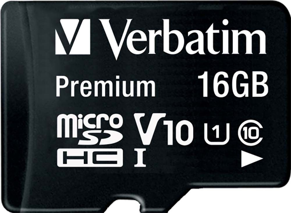 microSDHC Card 16GB VERBATIM 44010