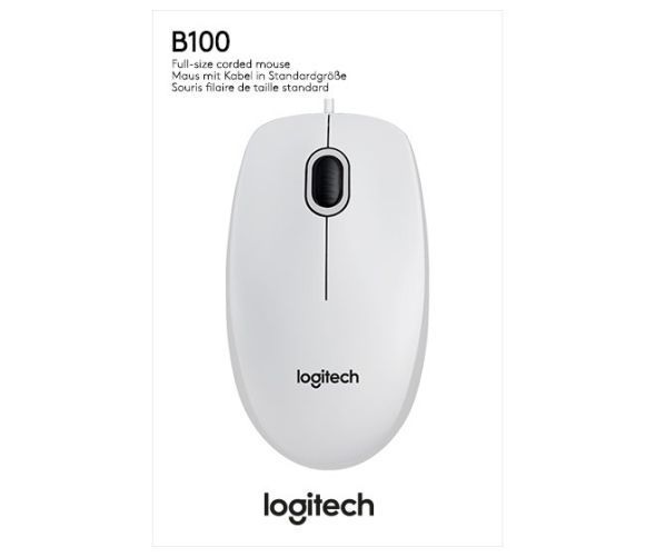 Maus LOGITECH B100 USB ws Maus LOGITECH B100 USB ws