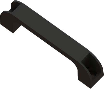 Displaywagen-Griff PFA9124 sw Displaywagen-Griff PFA9124 sw