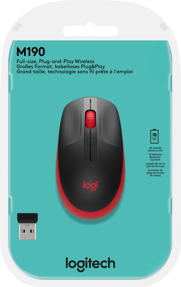 Maus LOGITECH M190 rt