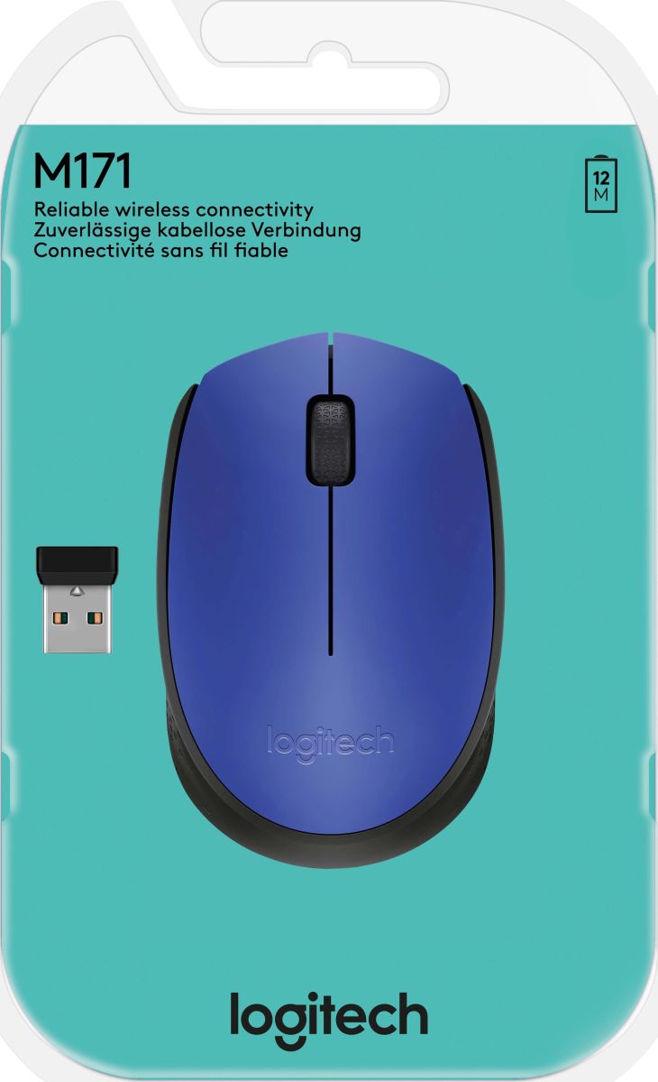 Maus Wireless LOGITECH M171 bl