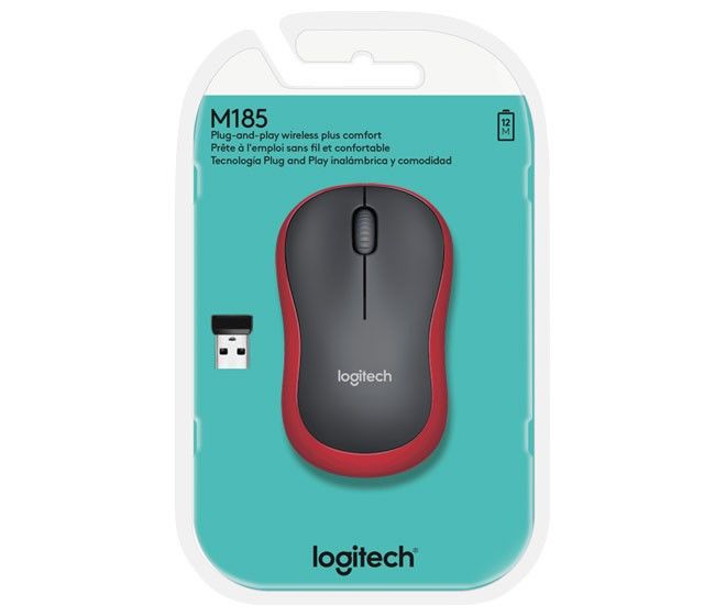 Maus Wireless LOGITECH M185 rt