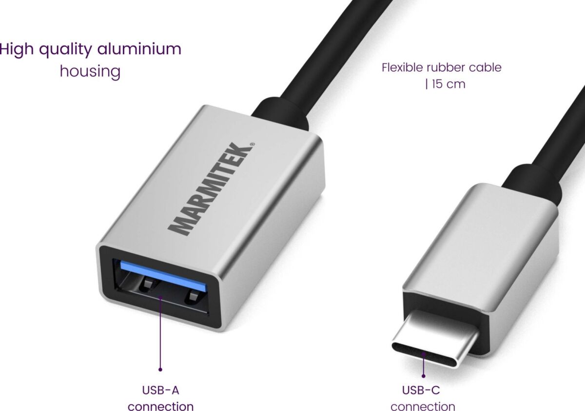 Adapter USB Typ C MARMITEK ConUSB-C/A