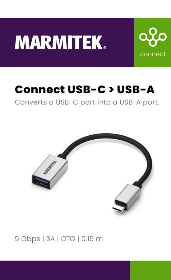 Adapter USB Typ C MARMITEK ConUSB-C/A