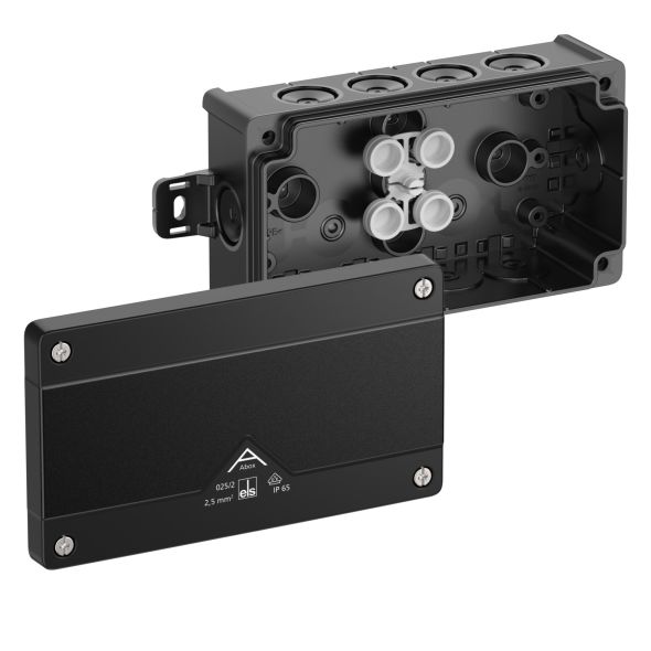 Abzweigkasten Abox 025/2 AB-L/sw Abzweigkasten Abox 025/2 AB-L/sw