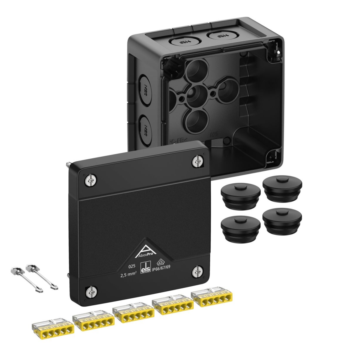 Abzweigkasten Abox Pro 025-2,5²/sw