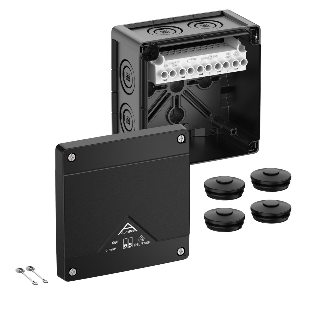 Abzweigkasten Abox Pro 060-6²/sw