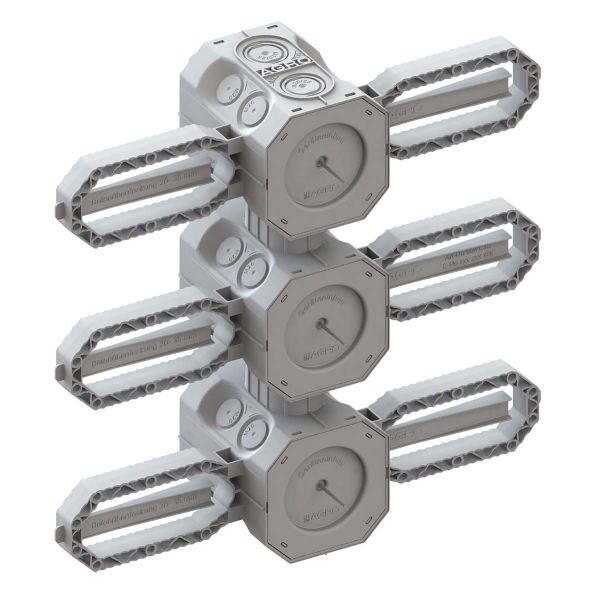 Beton Einbaudose 3x1 NUP 9941.35 Beton Einbaudose 3x1 NUP 9941.35