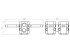 Beton Einbaudose 2x1 NUP 9941.25
