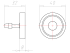 Betonbau,System-Haftmagnet 1299-70