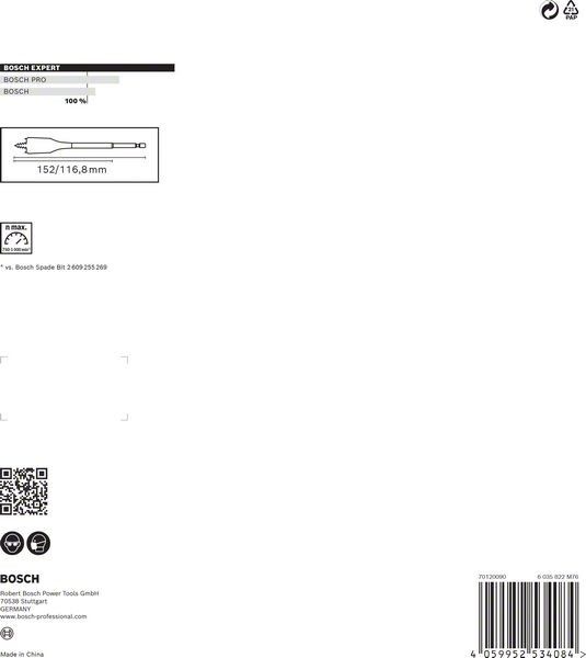 Flachfräsbohrerset 2608900334