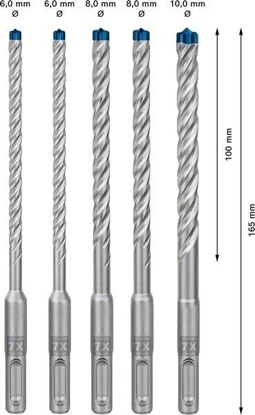 SDS-Plus 7x Bohrer 2608900198