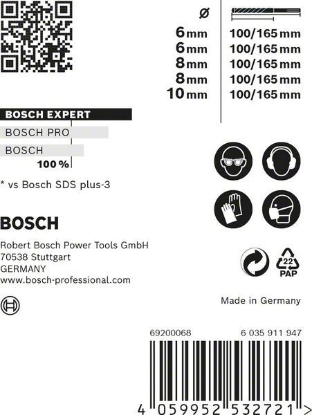 SDS-Plus 7x Bohrer 2608900198