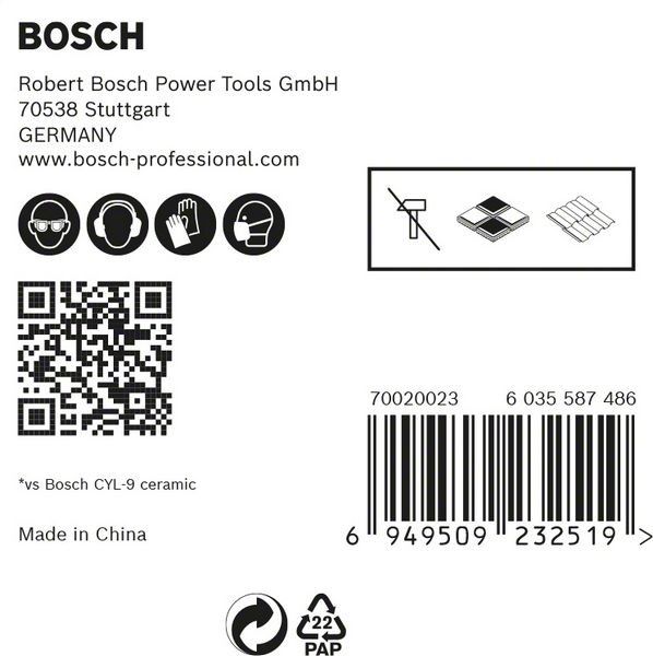 Set Hard Ceramic Bo 2608900599