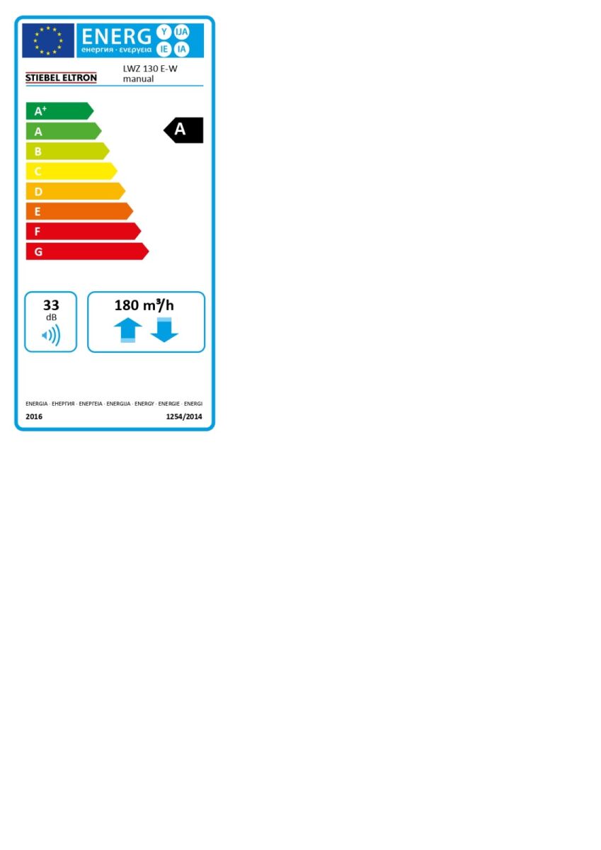 Lüftungsgerät LWZ 130 E-W