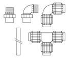 Installationsset 40mm 0020115490